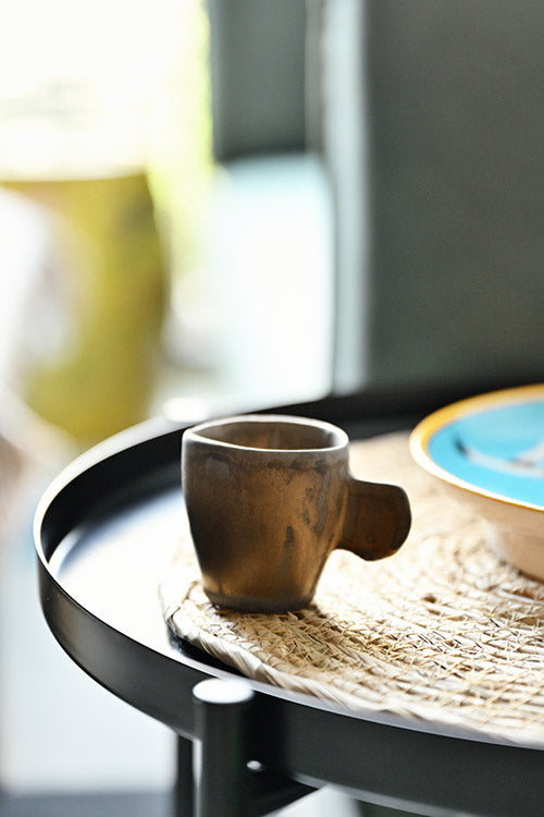 premium stoneware espresso cup