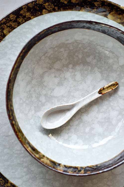 Handmade artisanal tableware