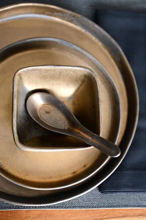 Handmade artisanal tableware