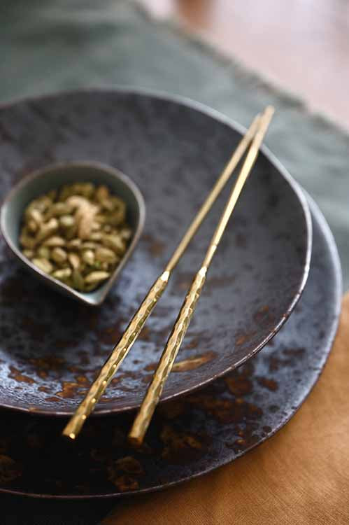 luxury gold chopsticks