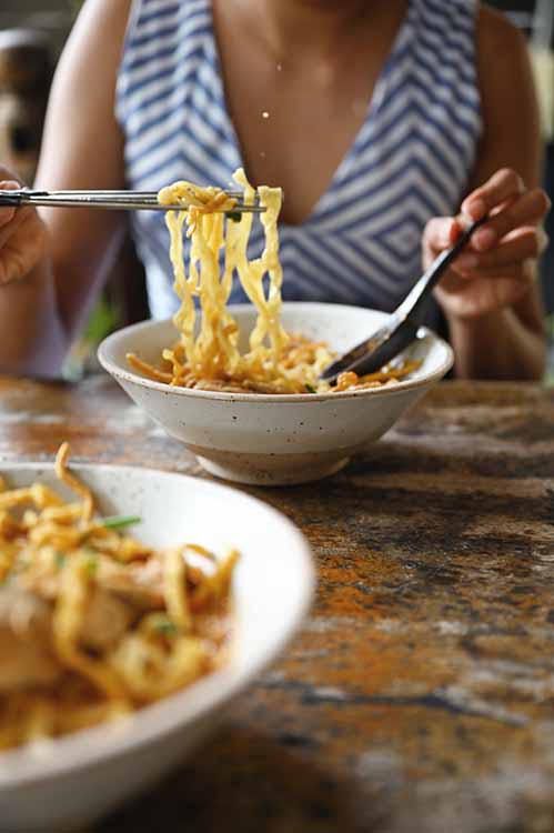 Handcrafted artisanal ceramic dinnerware