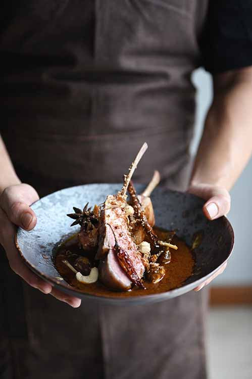 Tableware Handmade Free-Form Pasta Bowl