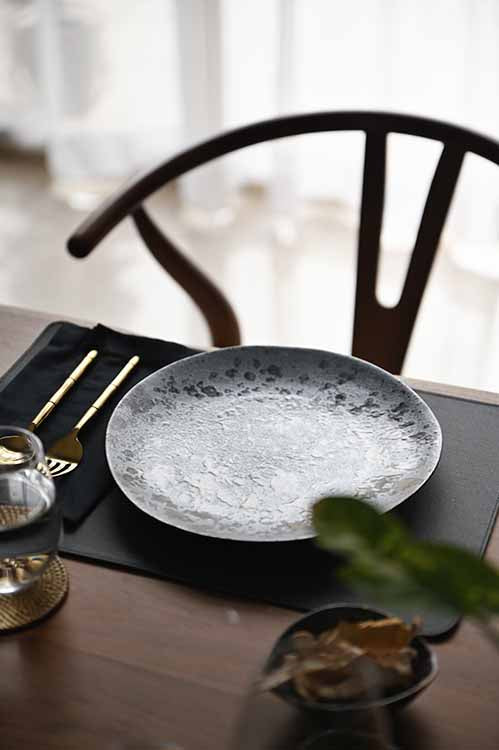 Tableware Handmade Free-Form Dinner Plate