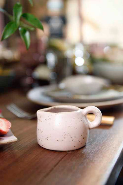 Handcrafted artisanal ceramic dinnerware