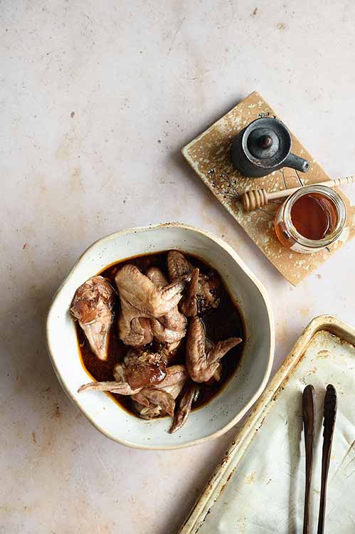 Handcrafted artisanal ceramic dinnerware