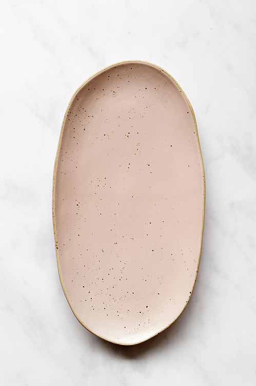 Handcrafted artisanal ceramic dinnerware