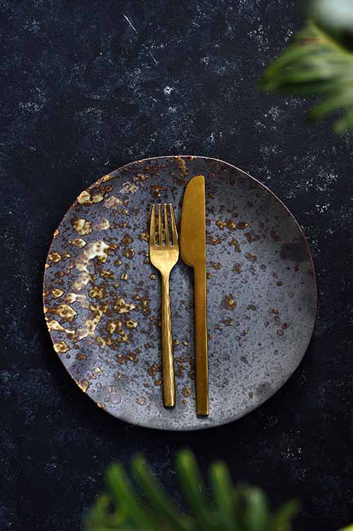 Tableware Handmade Free-Form Dinner Plate