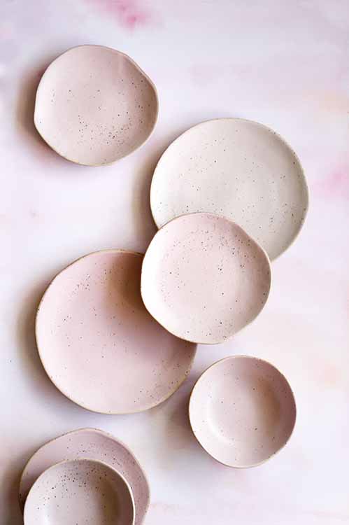 Handmade artisanal tableware