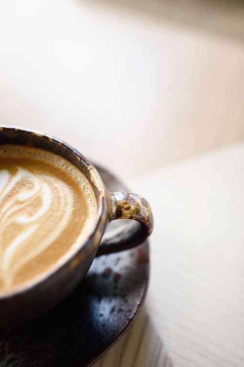 Tableware Handmade Free-Form Cup and Coaster Set