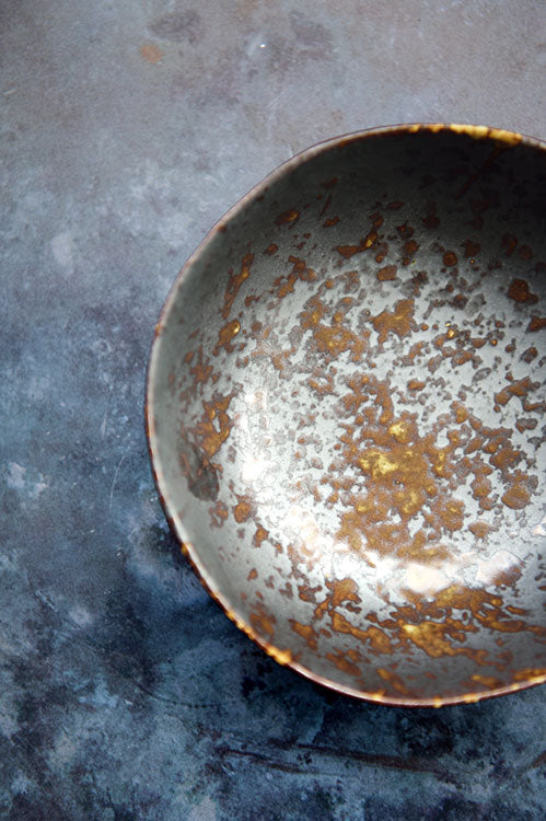 Ceramic Free-Form Soup Bowl works hard throughout the day holding midday snacks, breakfast cereal, and side dishes on the dining table. A versatile, generous, but easy-to-handle size. Dishwasher, microwave, and food-safe.