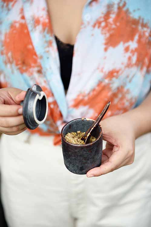 Tableware Handmade Free-Form Seasoning Jar