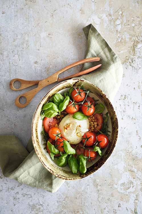 Handcrafted artisanal ceramic dinnerware