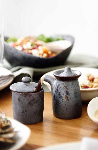 Tableware Handmade Free-Form Soya Pot