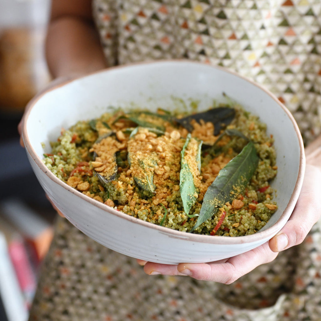 Loaded Gun's Asian-Style Quinoa Salad ft Sexy Green Goddess
