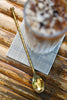 Ayutthaya hand-forged Thai cocktail spoon in Polished Steel, top view