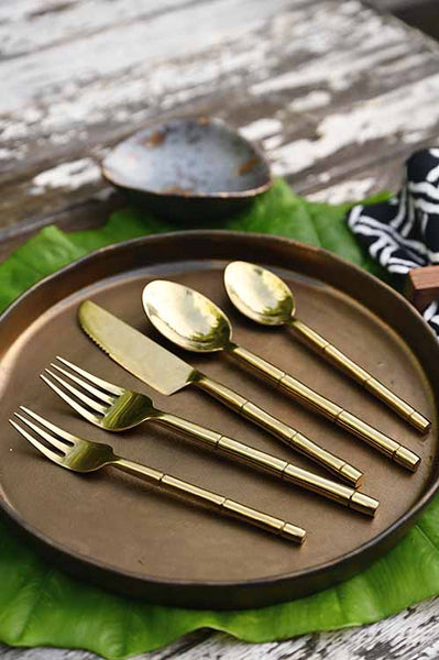 Tableware stainless steel gold Cutlery Set