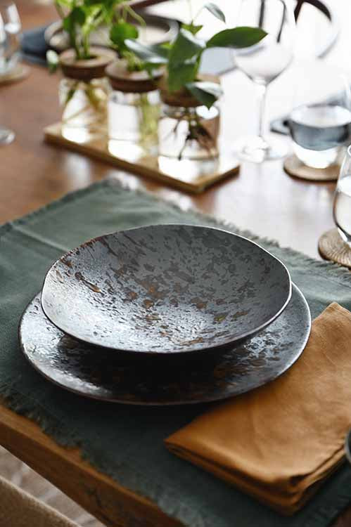 Tableware Handmade Free-Form Pasta Bowl