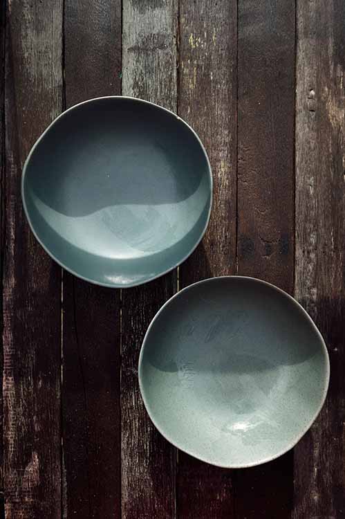 handmade ceramic tableware
