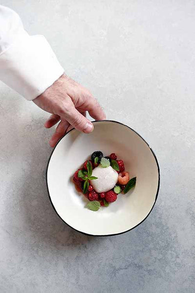 Handmade Ceramic tableware Free-Form Soup Bowl