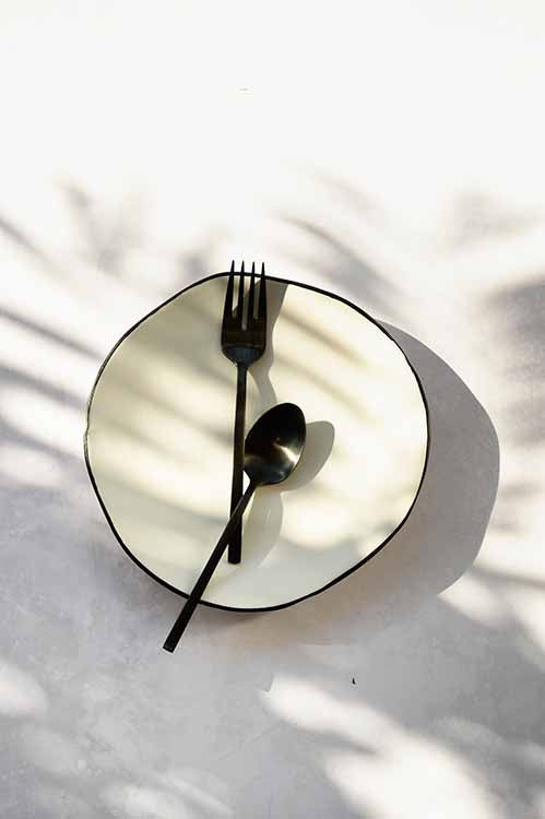 Handmade Ceramic tableware Free-Form Side Plate